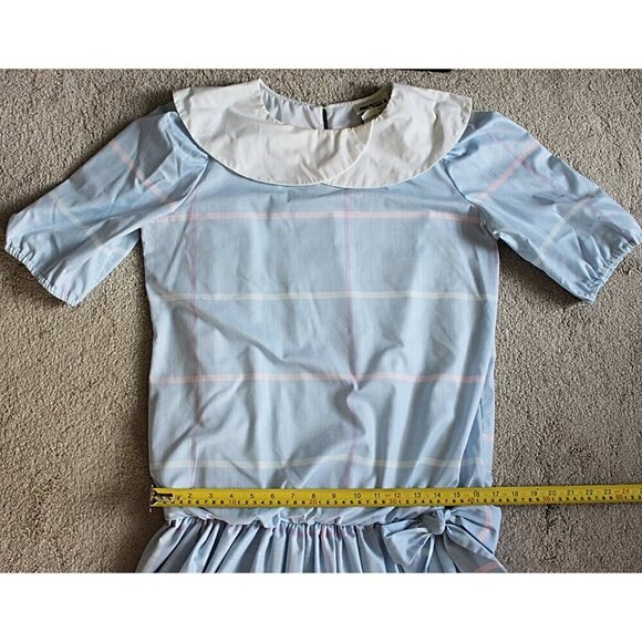 Vintage 80s You Babes II - LIKE NEW Nostalgic Drop Waist Dress, sz 9 Med - Picture 9 of 9